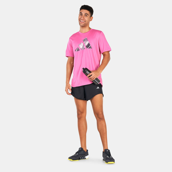 adidas Men's Designed for Movement HIIT Training T-Shirt Pink adidas Men's Designed for Movement HIIT Training T-Shirt Pink image number 2