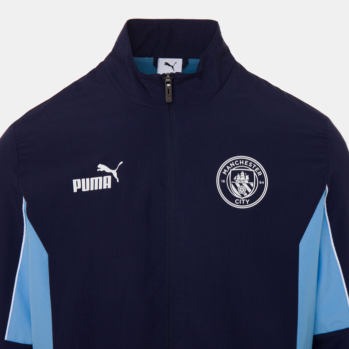 PUMA Men's Manchester City ftblARCHIVE Jacket Blue PUMA Men's Manchester City ftblARCHIVE Jacket Blue image number 2
