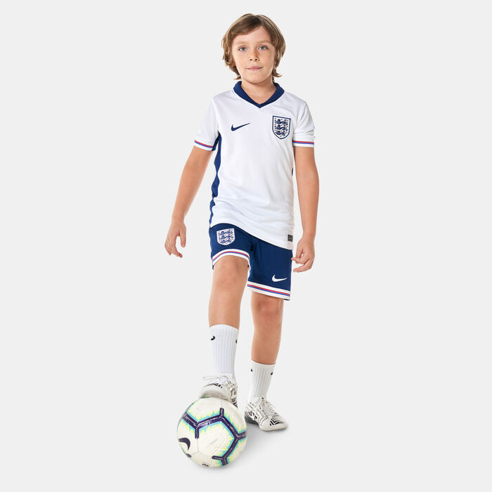 Nike Kids' England Stadium Dri-FIT Replica Home Football Jersey - 2024 White Nike Kids' England Stadium Dri-FIT Replica Home Football Jersey - 2024 White image number 2
