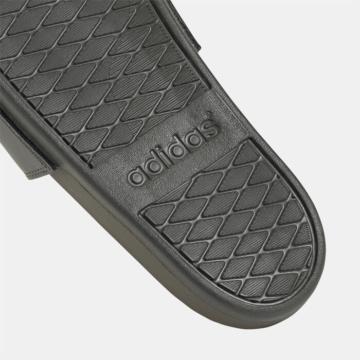 adidas Men's Adilette Comfort Slides Grey adidas Men's Adilette Comfort Slides Grey image number 4