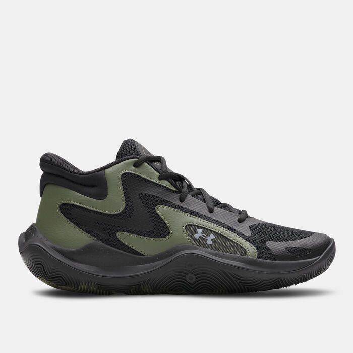 Under Armour Jet '25 Basketball Shoes Green image number 2