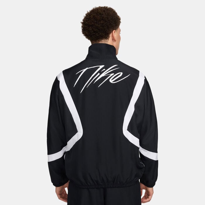 Nike Men's Icon Woven Basketball Jacket Black Nike Men's Icon Woven Basketball Jacket Black image number 1