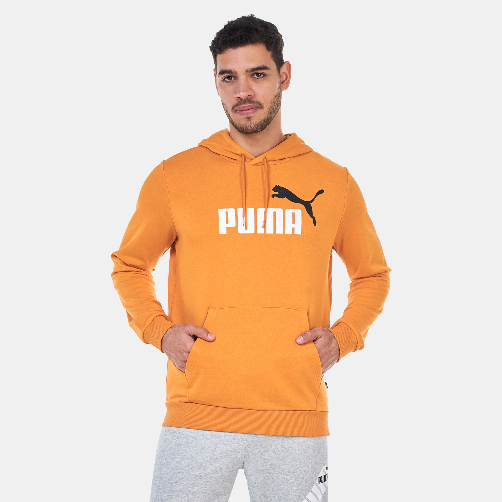 Puma hoodie orange deals