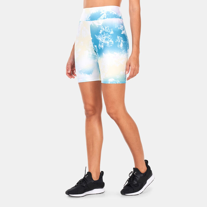 PUMA Women's Crystal Galaxy Bike Shorts Blue image number 0