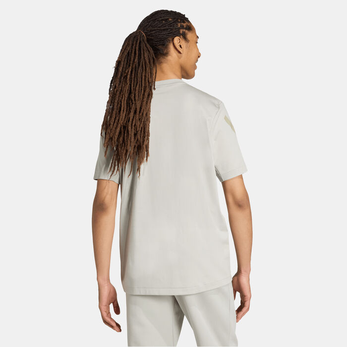 adidas Men's Z.N.E. T-Shirt Grey adidas Men's Z.N.E. T-Shirt Grey image number 1