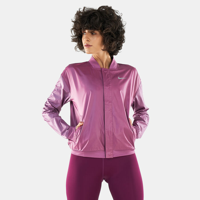 Nike Women's Swoosh Running Jacket Pink image number 0