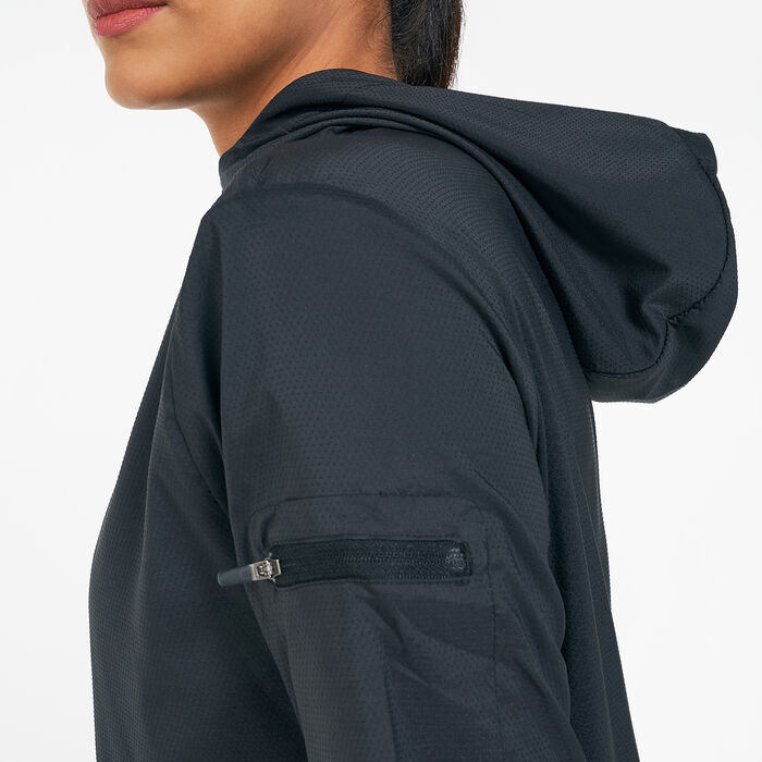 Nike Women's Running Jacket Black Nike Women's Running Jacket Black image number 3