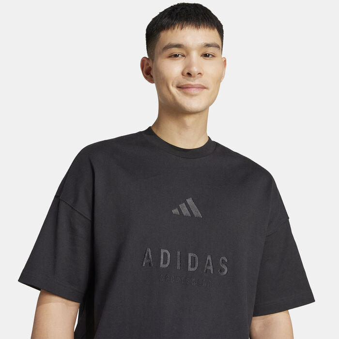 adidas Men's ALL SZN Graphics T-Shirt Black adidas Men's ALL SZN Graphics T-Shirt Black image number 2