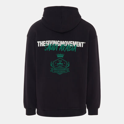 The Giving Movement Men's Saudi Printed Hoodie Black The Giving Movement Men's Saudi Printed Hoodie Black