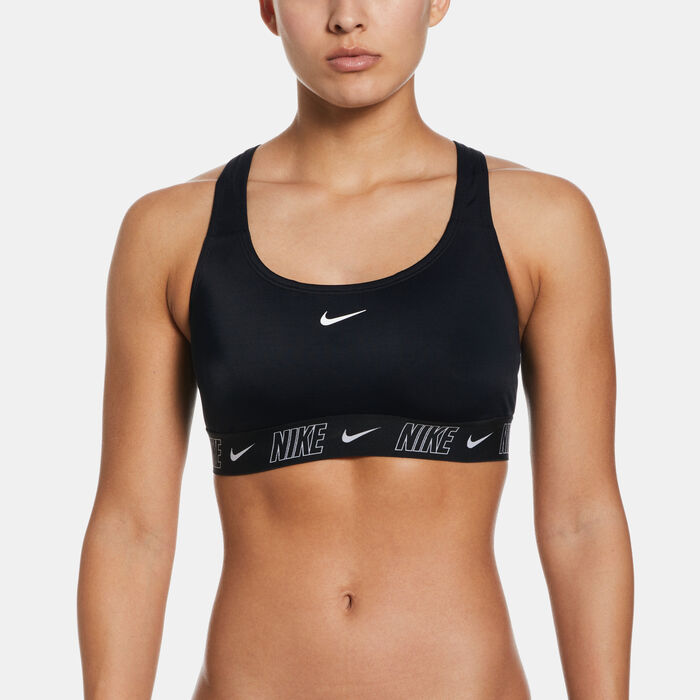 Nike Swim Women's Swim Racerback Bikini Top Black Nike Swim Women's Swim Racerback Bikini Top Black image number 1