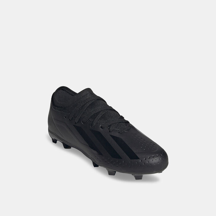 adidas Kids' X Crazyfast Injection.3 Firm Ground Football Shoes Black adidas Kids' X Crazyfast Injection.3 Firm Ground Football Shoes Black image number 1