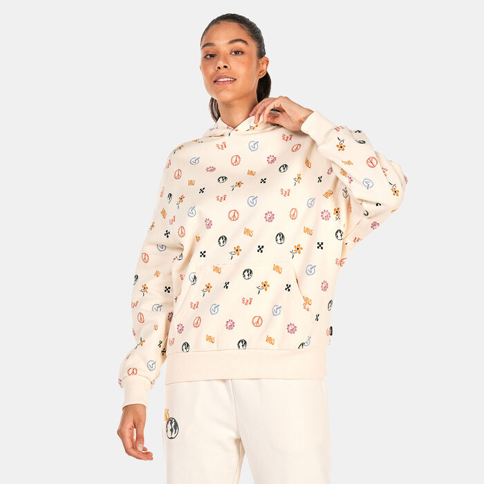 Vans Women's In Our Hands Hoodie Beige Vans Women's In Our Hands Hoodie Beige image number 0