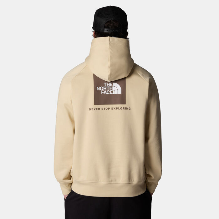 The North Face Men's Raglan Redbox Hoodie Beige The North Face Men's Raglan Redbox Hoodie Beige image number 1