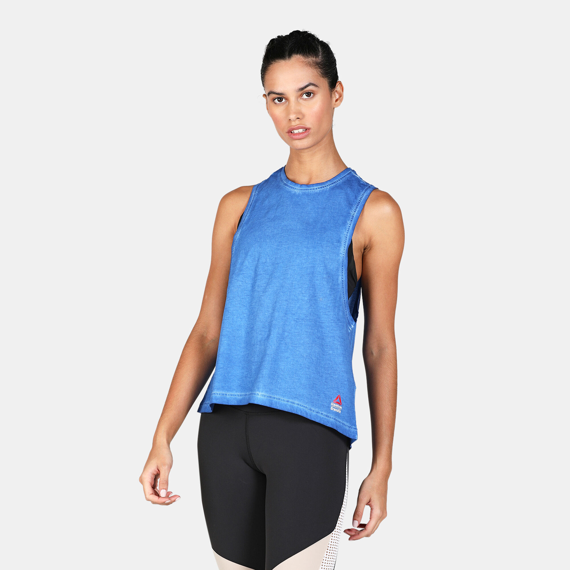Reebok womens muscle best sale tank top