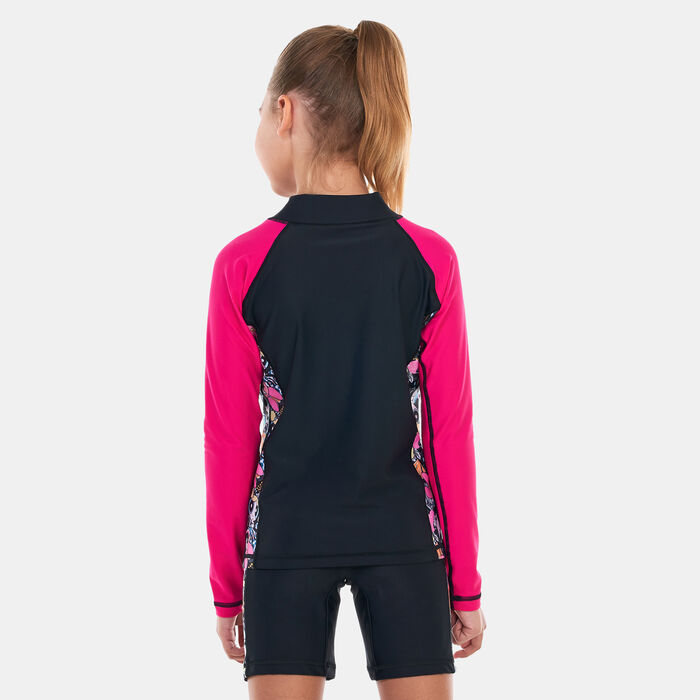 COEGA Kids' Allover Print Sides Rashguard  Black image number 1