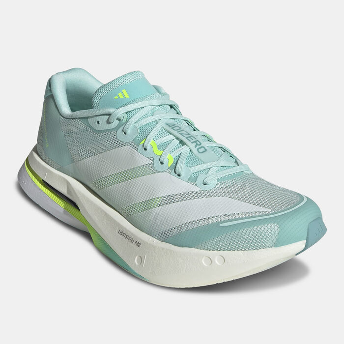 adidas Women's Adizero Boston 13 Shoes Blue adidas Women's Adizero Boston 13 Shoes Blue image number 1