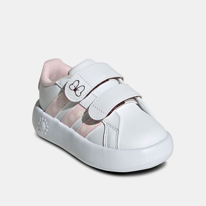 adidas Kids' Disney Minnie Mouse Grand Court Shoes White adidas Kids' Disney Minnie Mouse Grand Court Shoes White image number 1