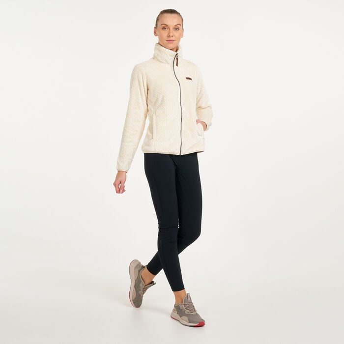Columbia Women's Fire Side™ II Sherpa Full-Zip Jacket White Columbia Women's Fire Side™ II Sherpa Full-Zip Jacket White image number 4