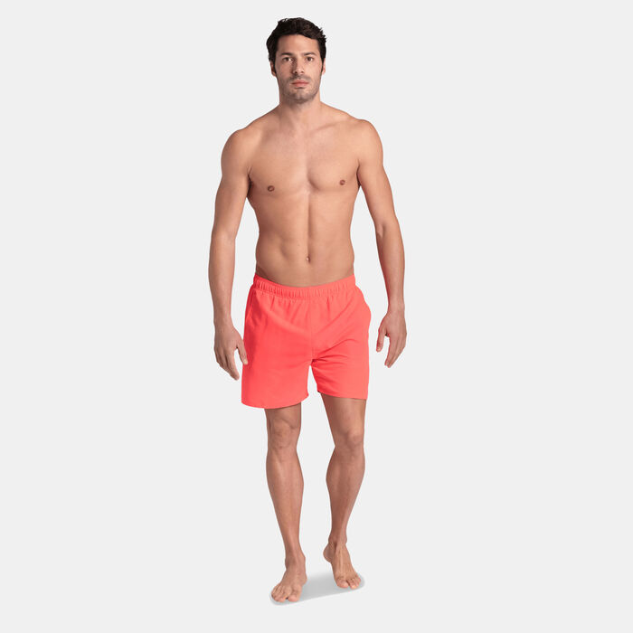 Arena Men's Fundamentals Boxer Swimming Shorts Red image number 2