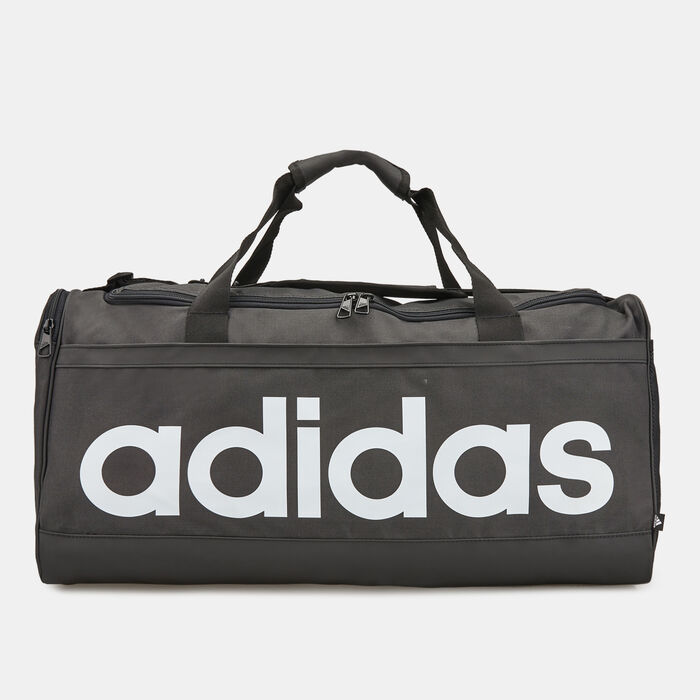 adidas Men's Essentials Linear Duffel Bag (Medium) Black image number 0