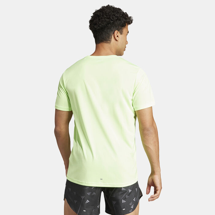 adidas Men's Run It T-Shirt Green image number 1
