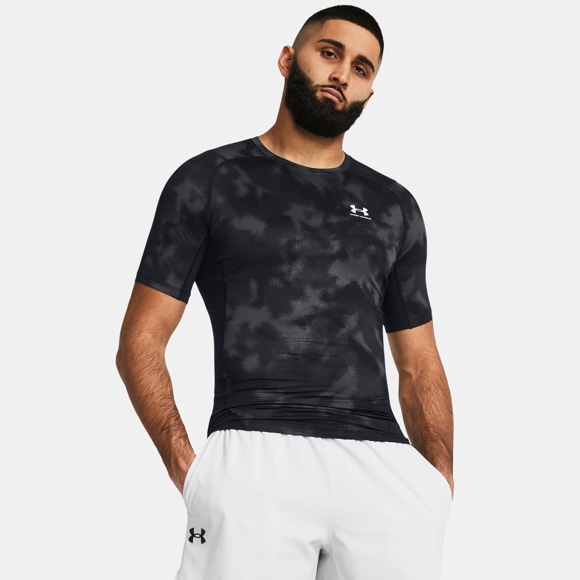 【ssg001】 Under Armour Men's UA Tech Graphic Pocketed Shorts, Black
