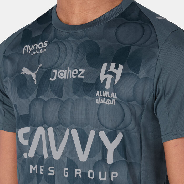 PUMA Men's Al Hilal 25/26 Away Replica Football Jersey Grey image number 3