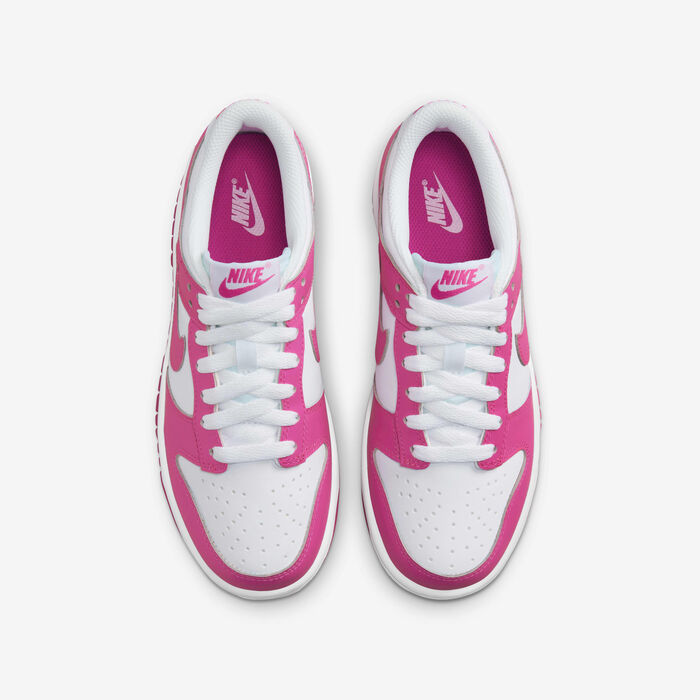 Nike Kids' Dunk Low Shoes Pink Nike Kids' Dunk Low Shoes Pink image number 3