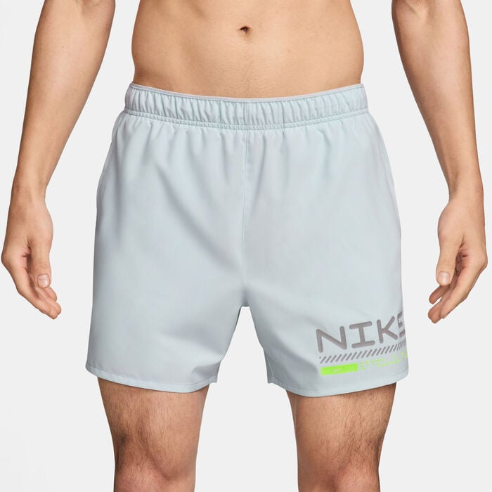Nike Men's Challenger Winterized 2-in-1 Running Shorts Grey Nike Men's Challenger Winterized 2-in-1 Running Shorts Grey image number 0