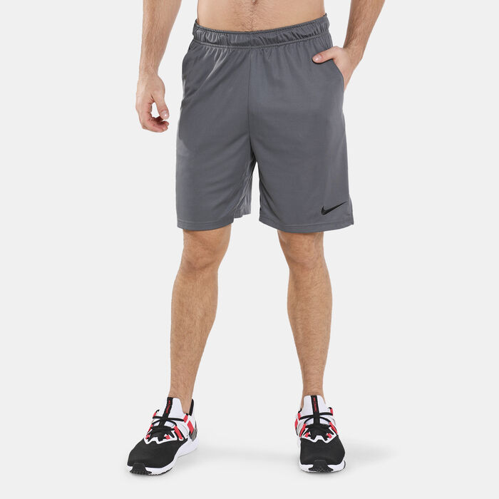 Nike Men's Dri-FIT Knit Training Shorts Grey Nike Men's Dri-FIT Knit Training Shorts Grey image number 0