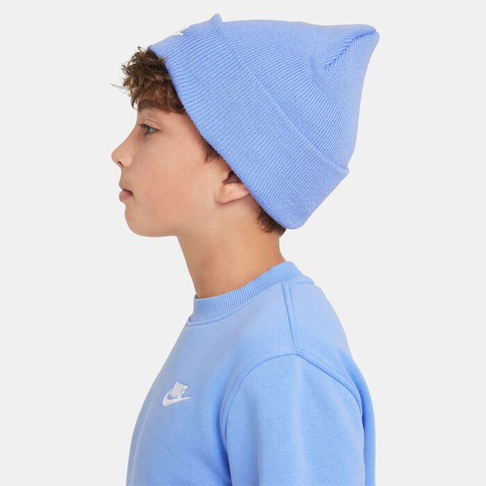 Nike Kids' Peak Beanie Blue image number 2