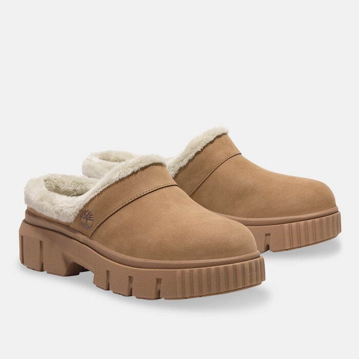 Timberland Women's Greyfield Warm Lined Slip-On Shoes Beige Timberland Women's Greyfield Warm Lined Slip-On Shoes Beige image number 1