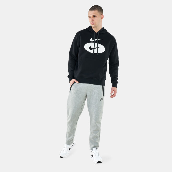 Nike Men's Sportswear Swoosh League Fleece Hoodie White image number 2