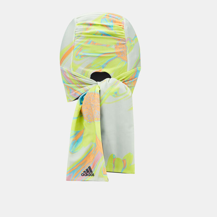 adidas Women's Positivisea Print Headscarf Blue adidas Women's Positivisea Print Headscarf Blue image number 1
