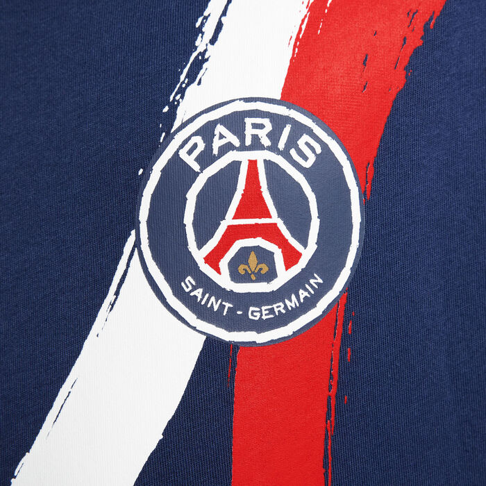 Nike Kids' Paris Saint-Germain Away Football Graphic T-Shirt Blue Nike Kids' Paris Saint-Germain Away Football Graphic T-Shirt Blue image number 4