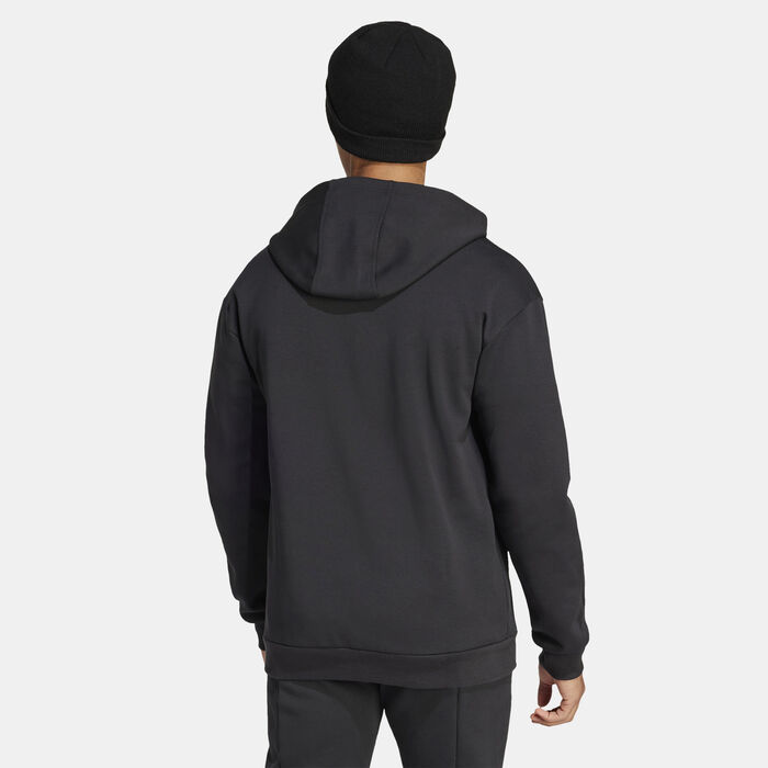 adidas Men's Future Icons Badge of Sport Hoodie Black adidas Men's Future Icons Badge of Sport Hoodie Black image number 1