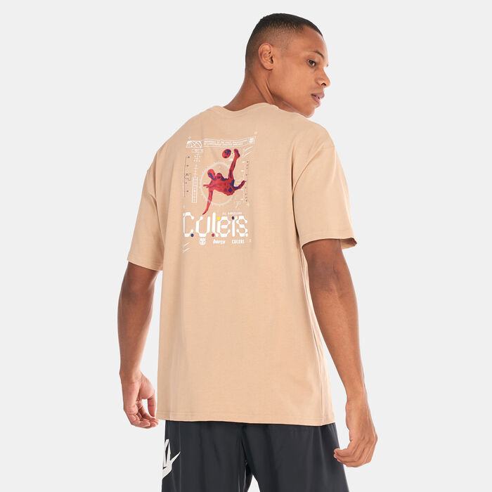 Nike Men's FC Barcelona Air Traffic T-Shirt Brown Nike Men's FC Barcelona Air Traffic T-Shirt Brown image number 1