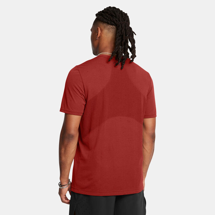 Under Armour Men's Vanish Seamless T-Shirt Orange Under Armour Men's Vanish Seamless T-Shirt Orange image number 1