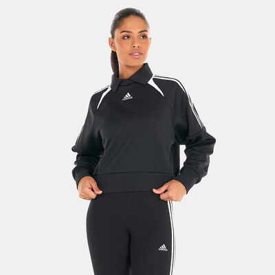 adidas Women's Track Sweatshirt Black adidas Women's Track Sweatshirt Black