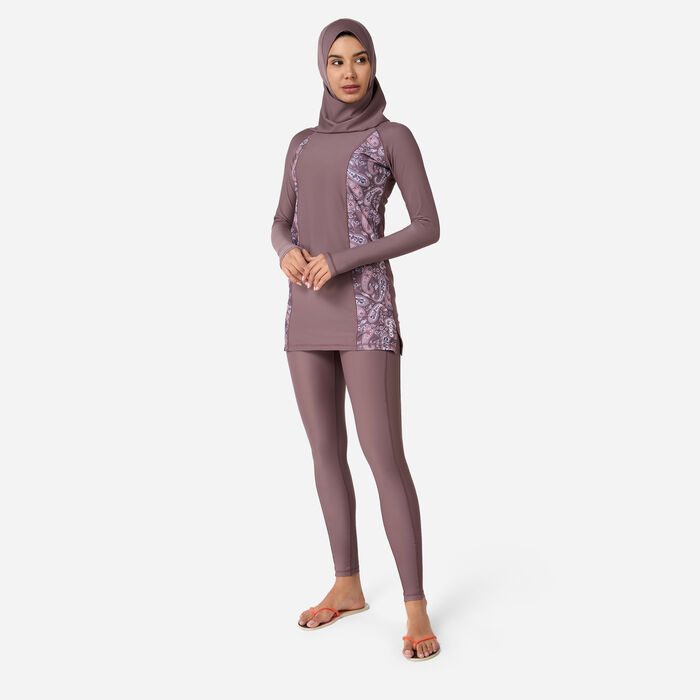 COEGA Women's Modest 3-Piece Swimsuit Blue image number 0