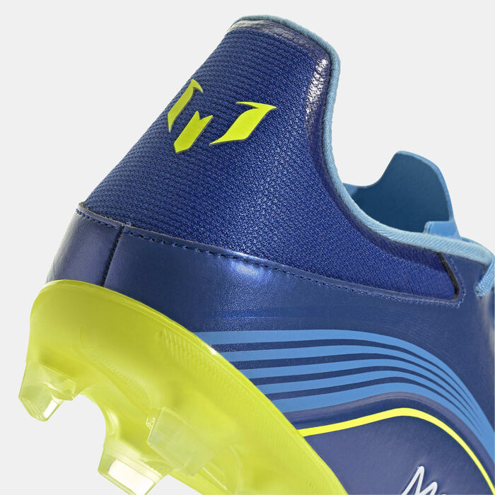 adidas Men's F50 Messi League Firm/Multi-Ground Football Shoes Blue adidas Men's F50 Messi League Firm/Multi-Ground Football Shoes Blue image number 5