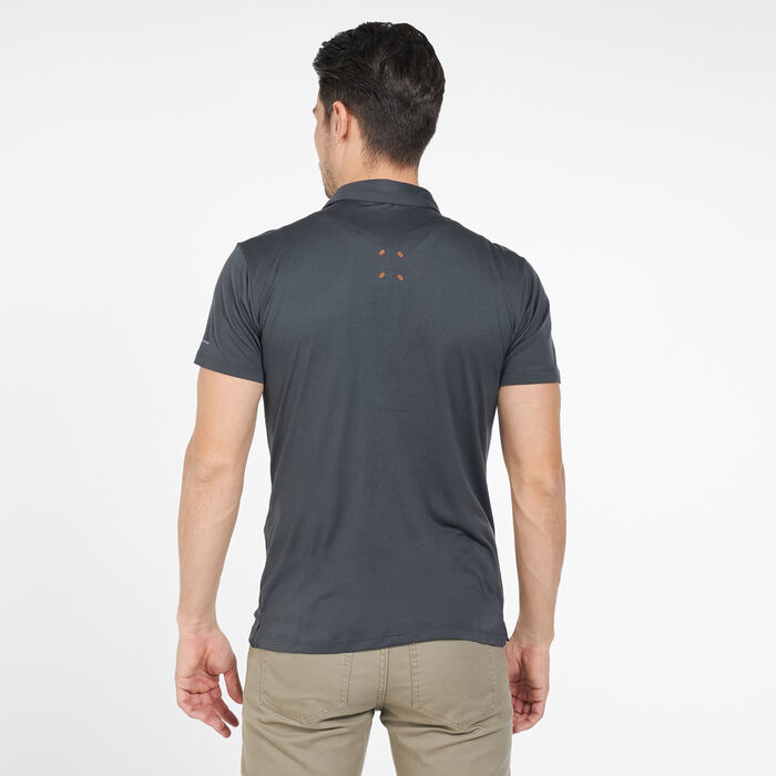 Columbia Triple Canyon™ Tech Polo T-Shirt Black Columbia Triple Canyon™ Tech Polo T-Shirt Black image number 1