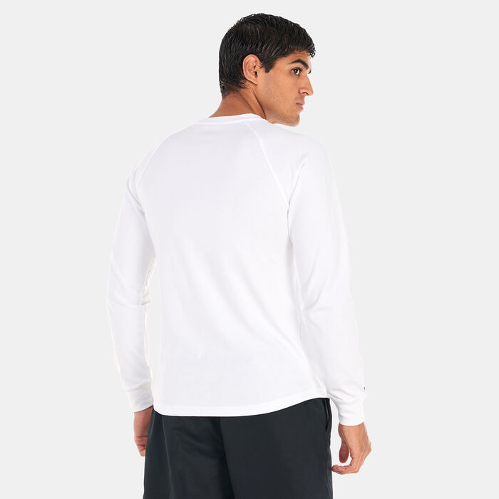 Converse Men's Chain Stitch Reglan T-Shirt White Converse Men's Chain Stitch Reglan T-Shirt White image number 1