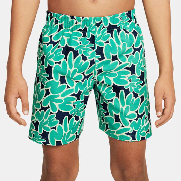 Nike Swim KIds' Swimming Volley Shorts Green image number 3