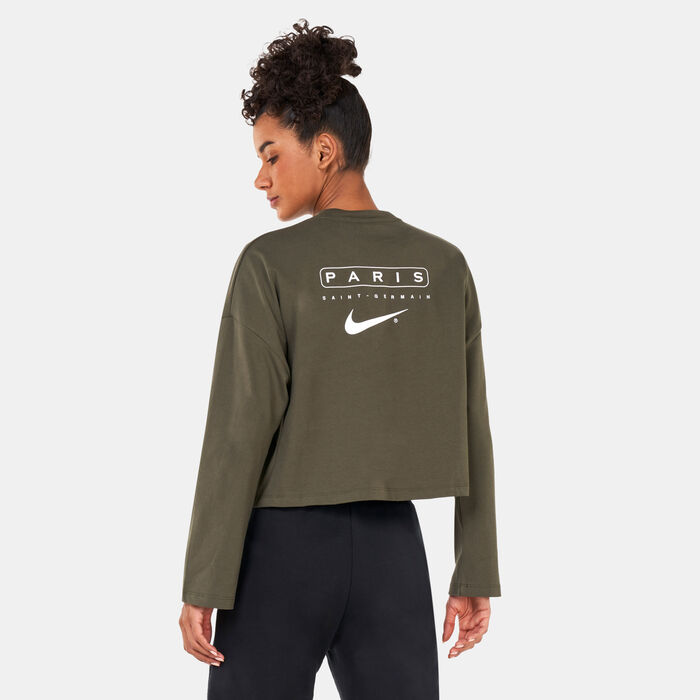 Nike Women's Paris Saint-Germain Champions League Top - 2022/23 Green Nike Women's Paris Saint-Germain Champions League Top - 2022/23 Green image number 1