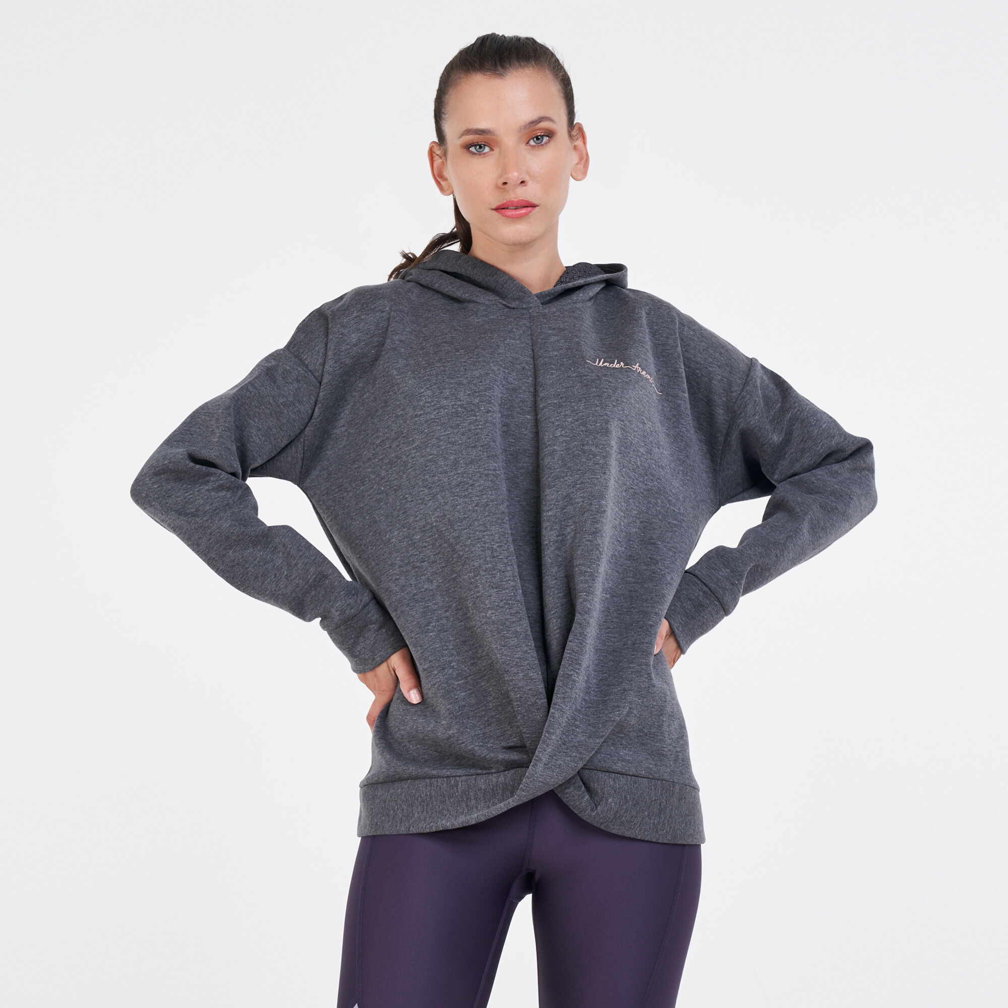 Women s UA RUSH Fleece Wrap Hoodie
