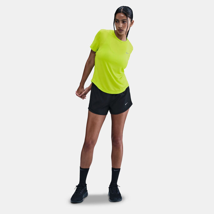 Nike Women's Tiempo Dri-FIT Running Top Green image number 2