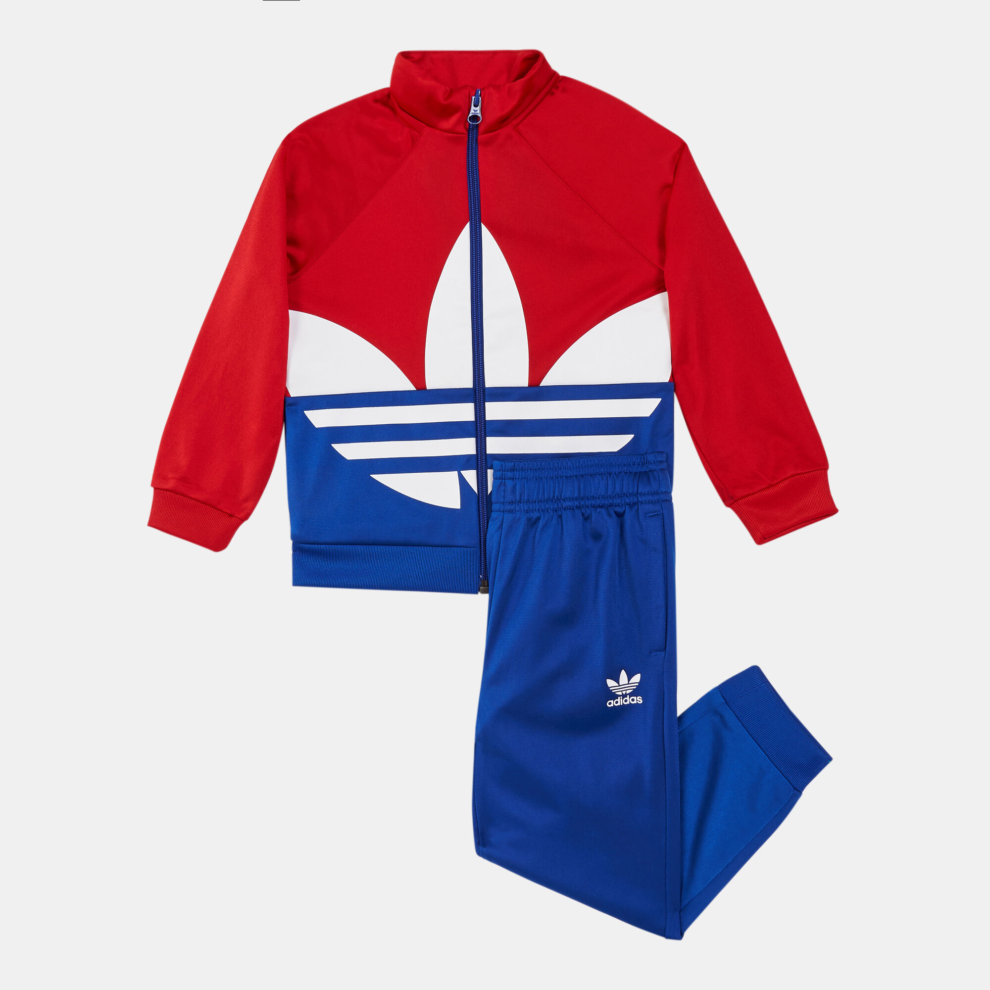 Adidas trefoil top tracksuit