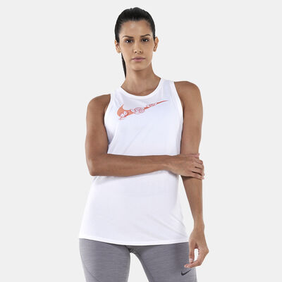 Nike Women's Dri-FIT V-Day Tank Top White