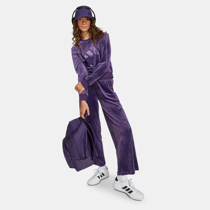 adidas Kids' Holiday Glam Sweatshirt Purple image number 2